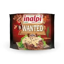 INALPI WANTED BLACK PEPPER CHEESE SLICES 150G