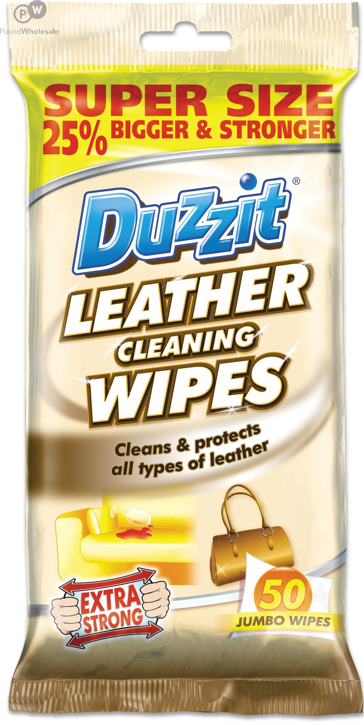 Duzzit Leather Cleaning Wipes *50