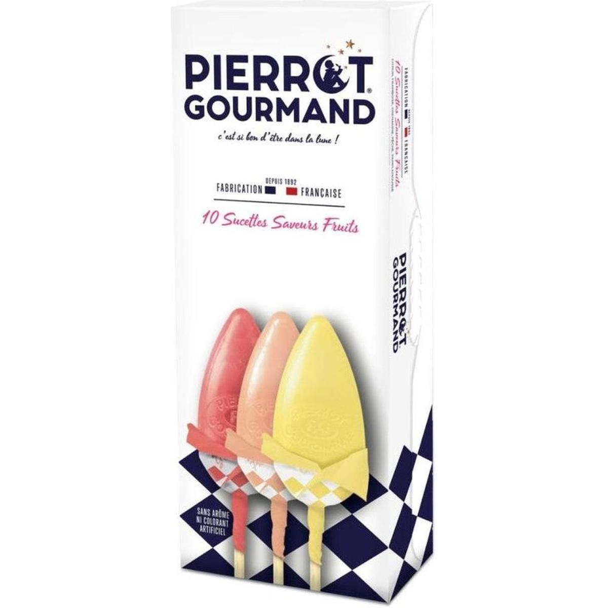 PIERROT LOLLIPOPS FRUITS 130G