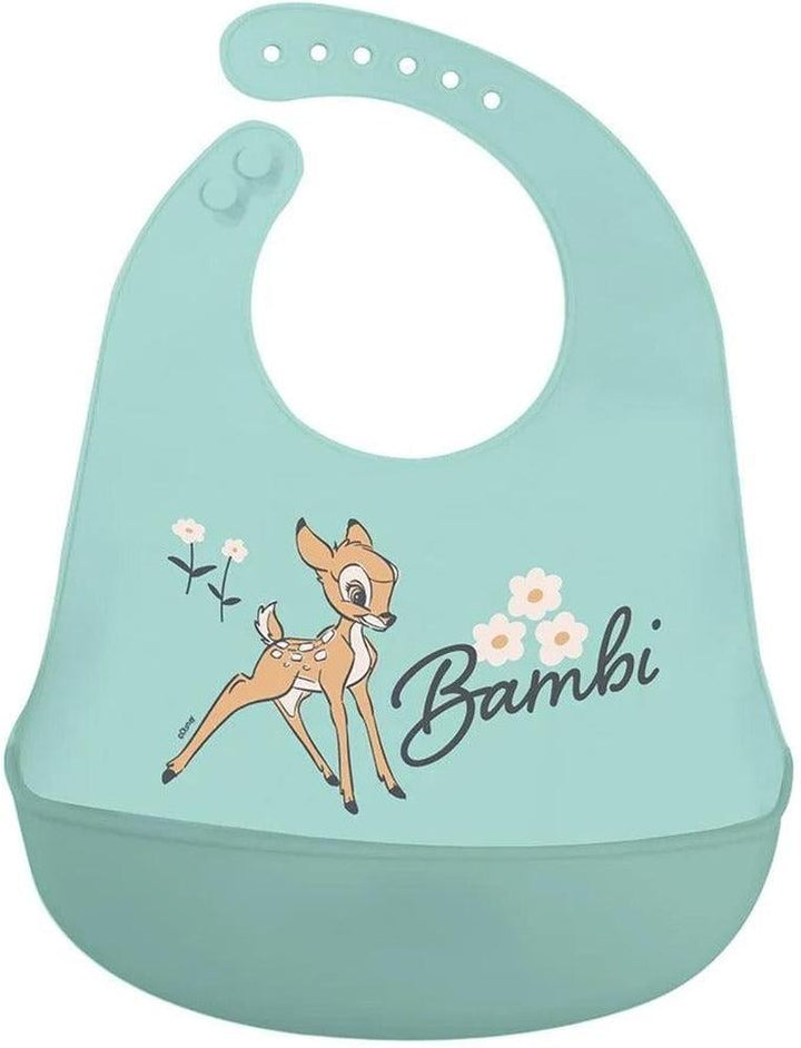 DISNEY BABY SILICONE BIB +10M BAMBI