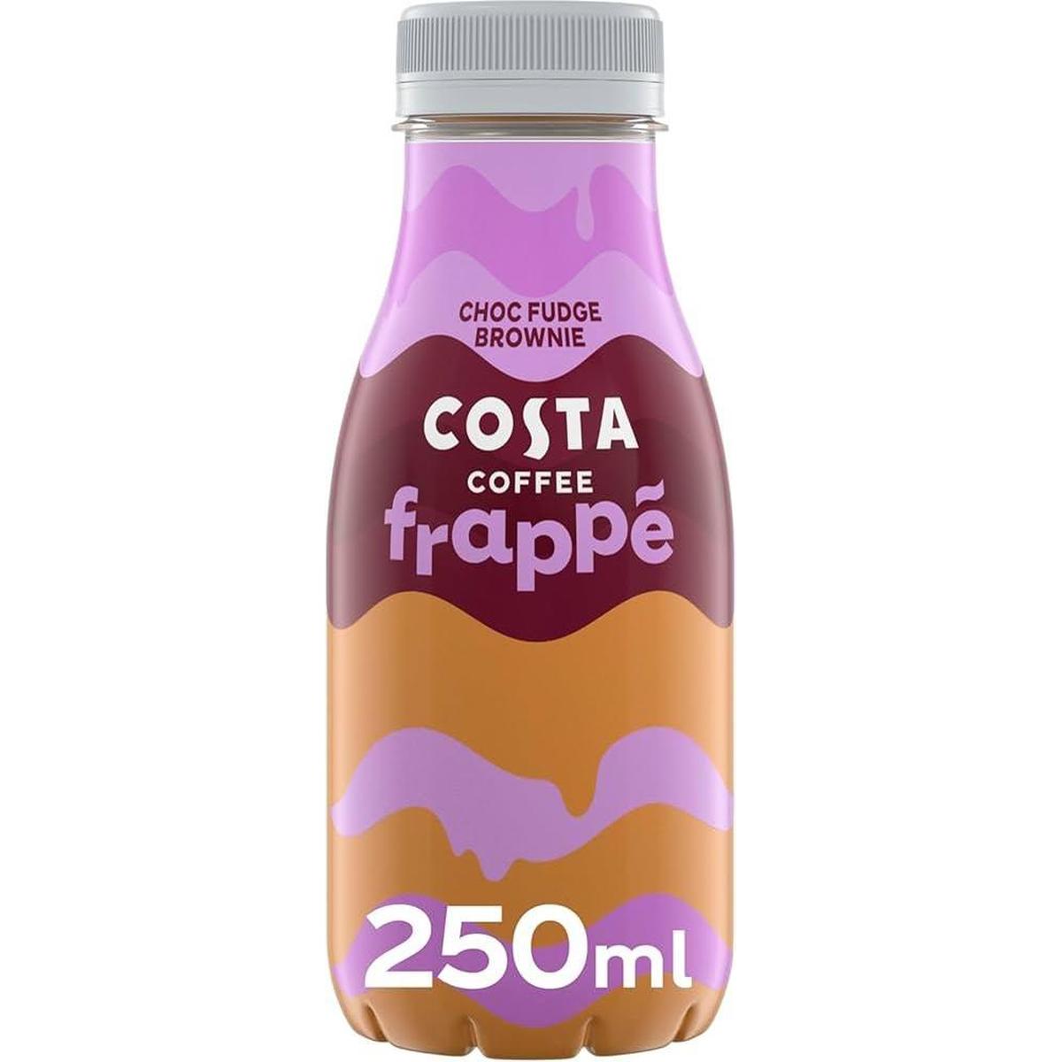 COSTA COFFEE FRAPPE 250ML CHOC FUDGE BROWNIE