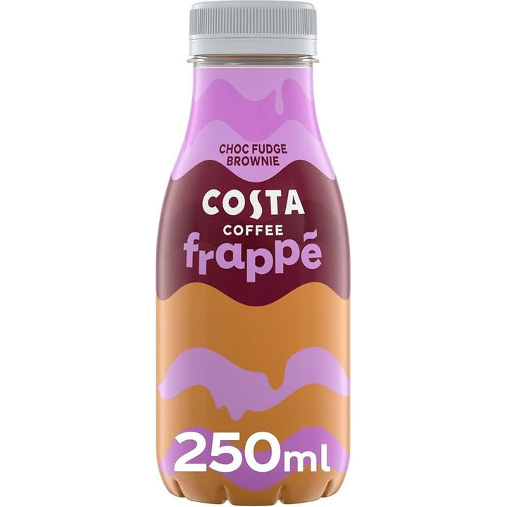 COSTA COFFEE FRAPPE 250ML CHOC FUDGE BROWNIE