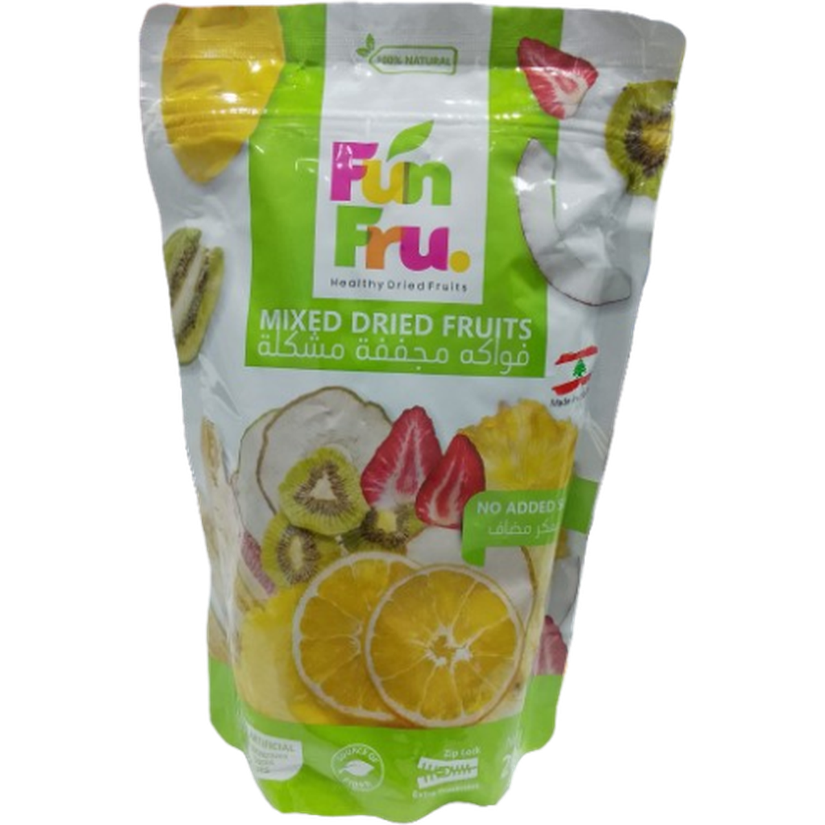FUN FRU DRIED  MIXED FRUITS 200G SUGAR FREE