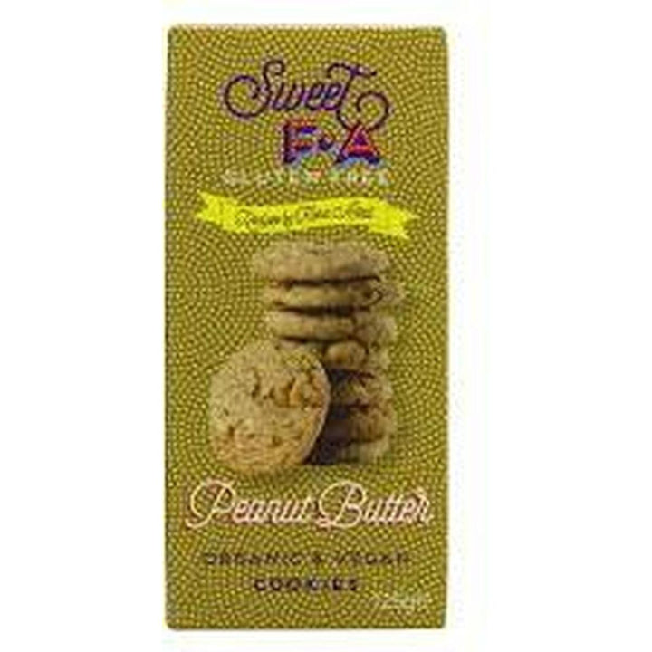 SWEET F.A GLUTEN FREE ORGANIC & VEGAN COOKIES 125G PEANUT BUTTER