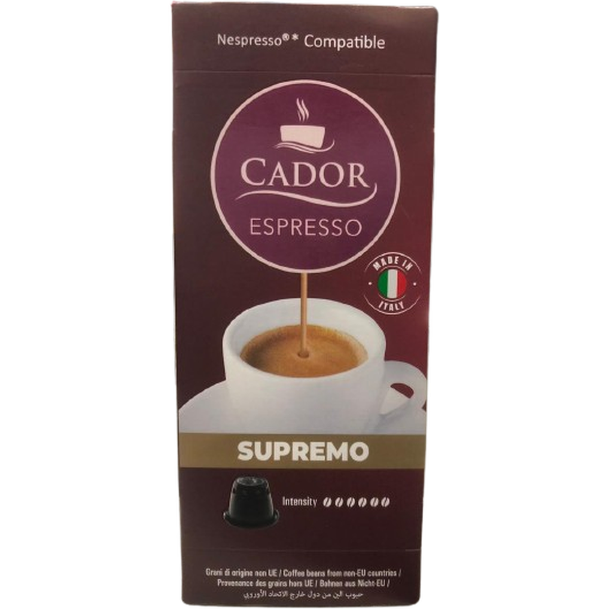 CADOR ESPRESSO 5.5G SUPREMO *10 CAPSULES