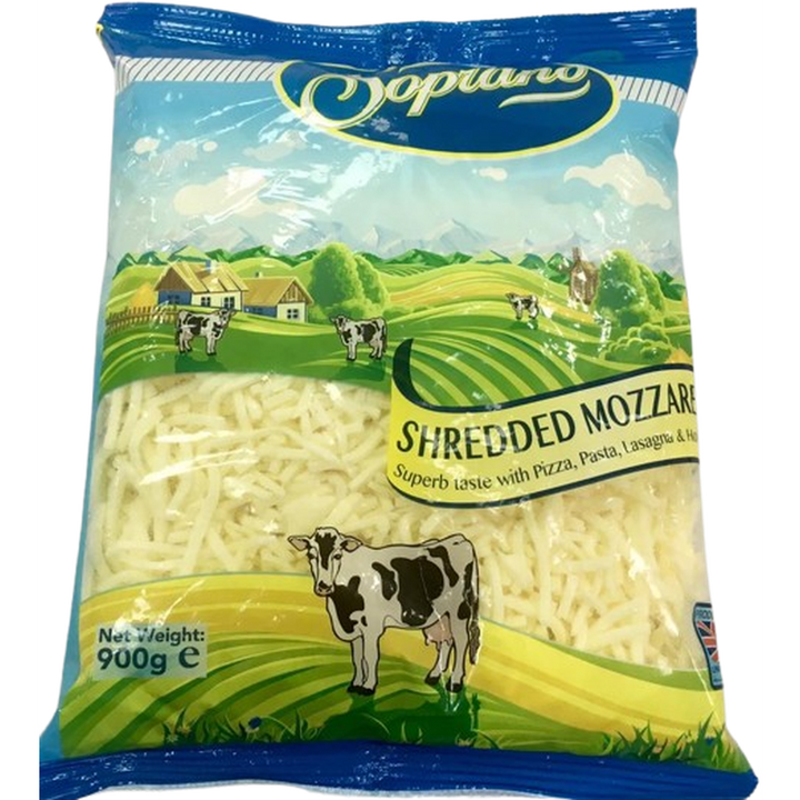 SOPRANO MOZZARELLA  SHERDDED 900G