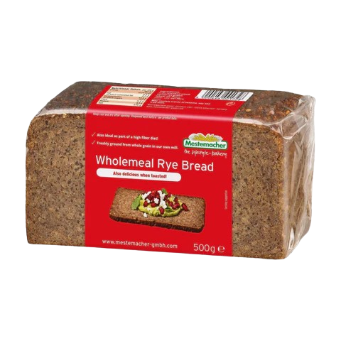 Mestemacher Bread Wholemeal Rye 500g
