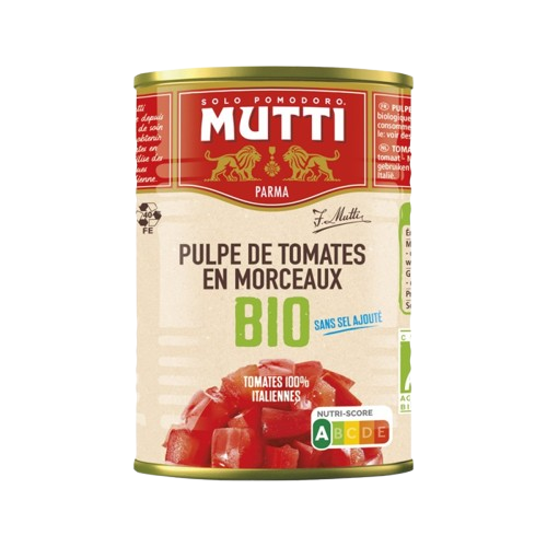 Mutti Pulpe De Tomates En Morceaux 400g