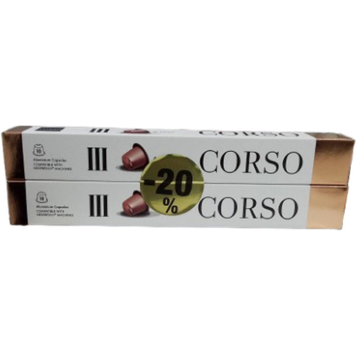 CORSO NESPRESSO BRONZE *10 CAPSULE *2 -20%