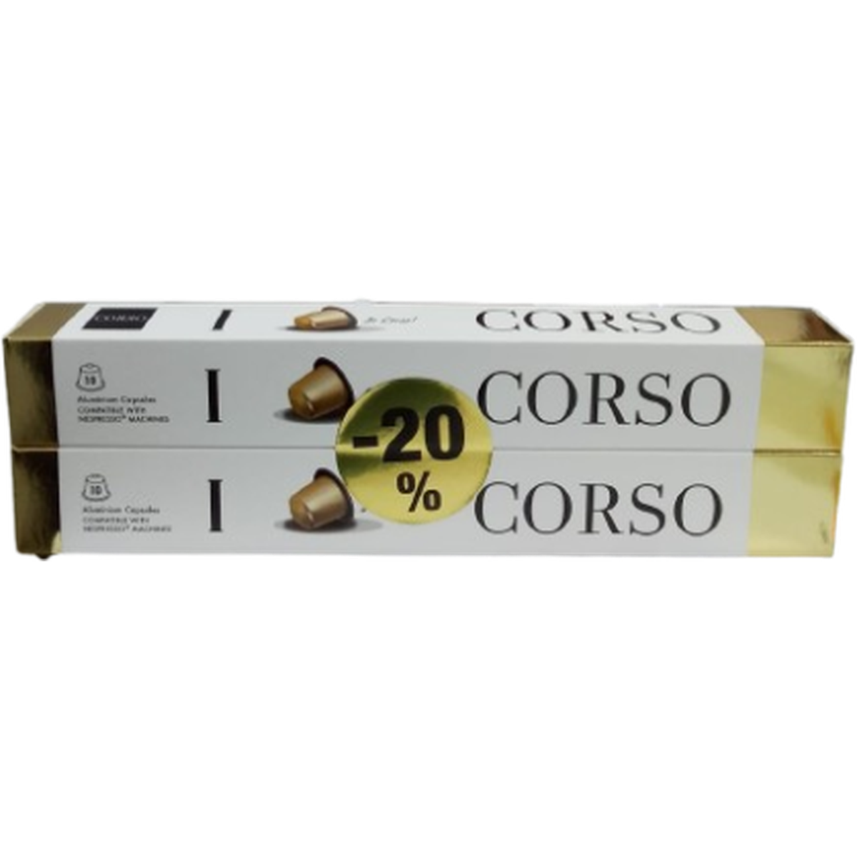 CORSO NESPRESSO GOLD *10 CAPSULE *2 -20%