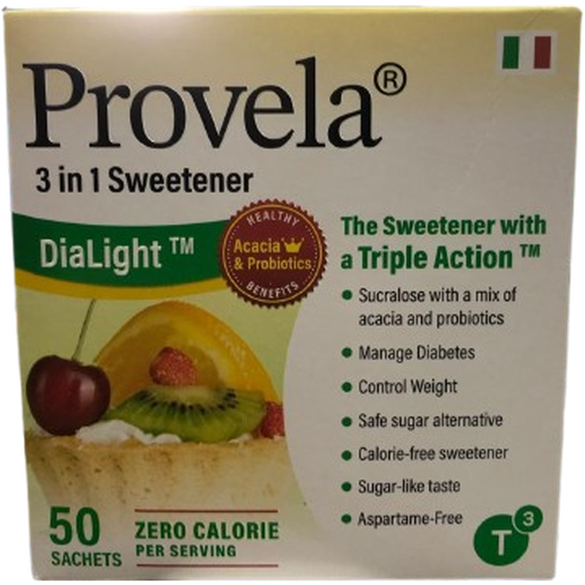 PROVELA SWEETENER 3IN1 *50 SACHETS