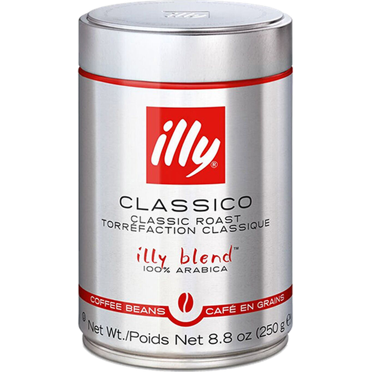 ILLY CLASSICO ARABICA COFFEE BEANS 250G