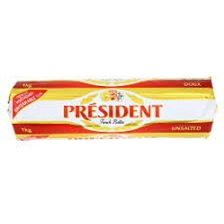 PRESIDENT UNSALTED BUTTER 1KG