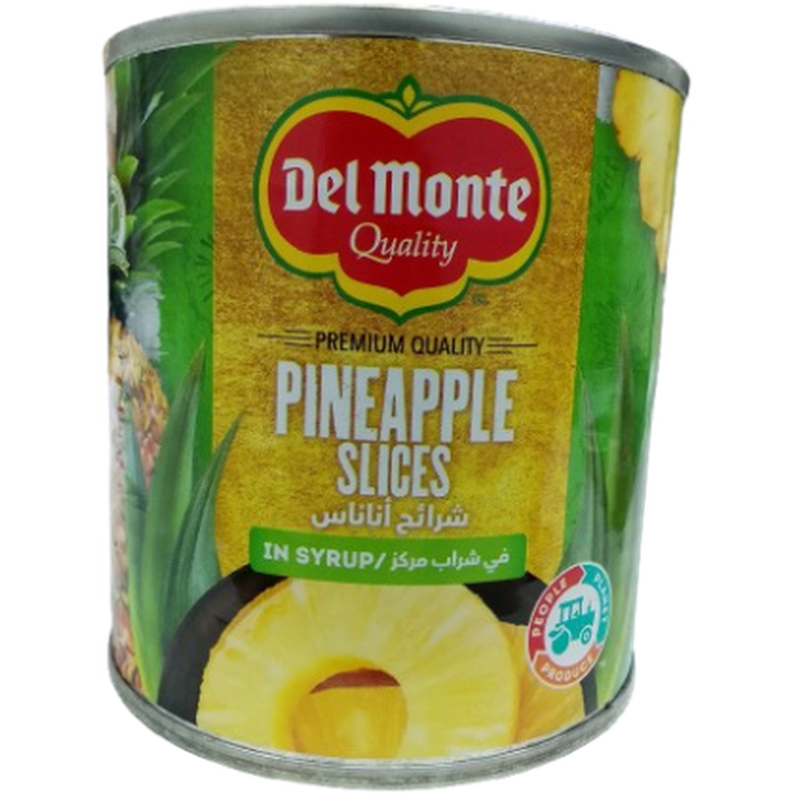 DEL MONTE CANNED PINEAPPLE SLICES 435G