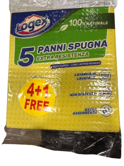 Logex Sponge Cloths 4+1 Free