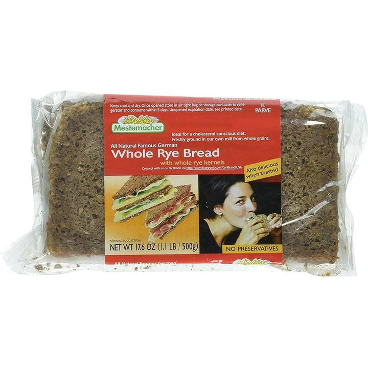 MESTEMACHER WHOLEMEAL RYE BREAD 500G
