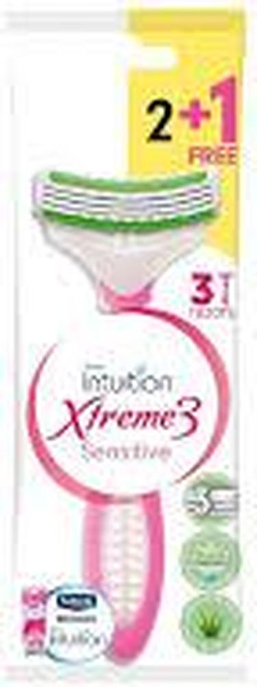 SCHICK WOMEN BLADES XTREME 3 SENSITIVE 2+1 FREE