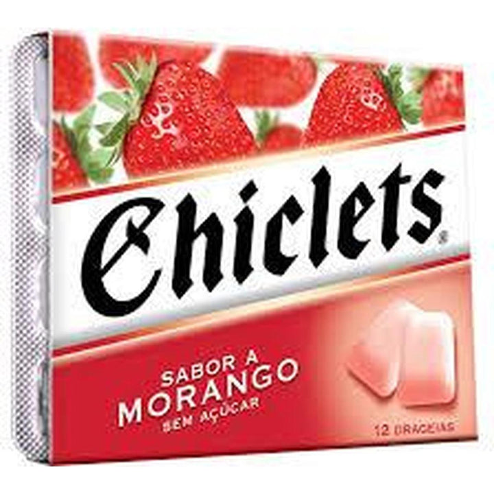 CHICLETS MORANGO 16G