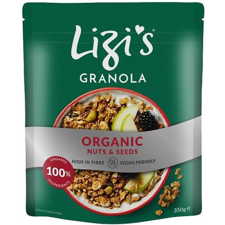 LIZI'S GRANOLA ORGANIC 350G NUTS & SEEDS