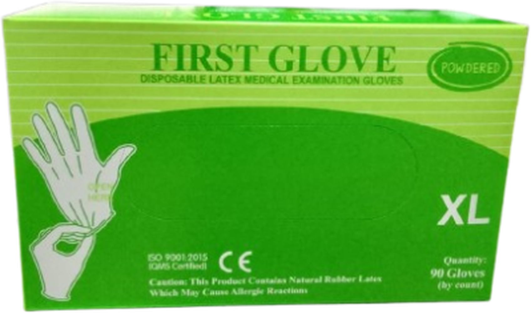 LATEX FIRST GLOVES MEDICAL EXAMINATION *90 XL