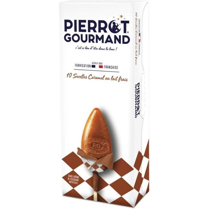 PIERROT LOLLIPOPS CARAMEL 130G