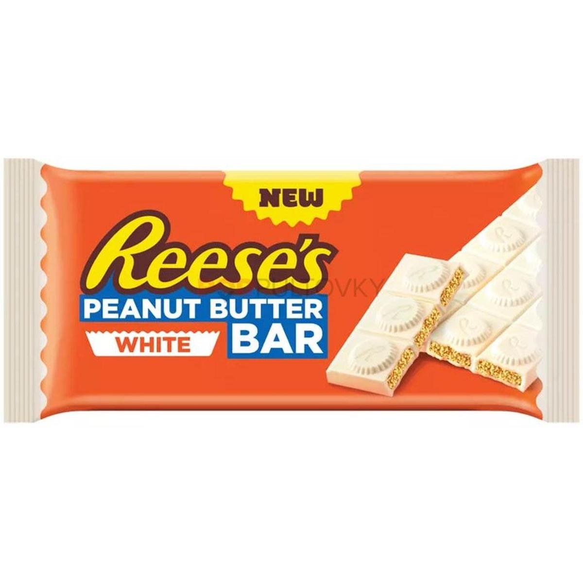 REESE'S PEANUT BUTTER BAR 90G WHITE