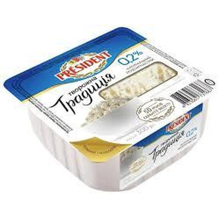 PRESIDENT CHEESE 300G TWAROG 0.2%