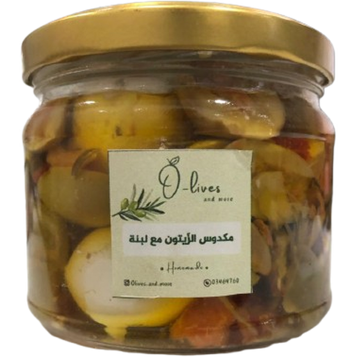 O-LIVES & MORE OLIVE'S MAKDOUS WITH LABNEH 450G