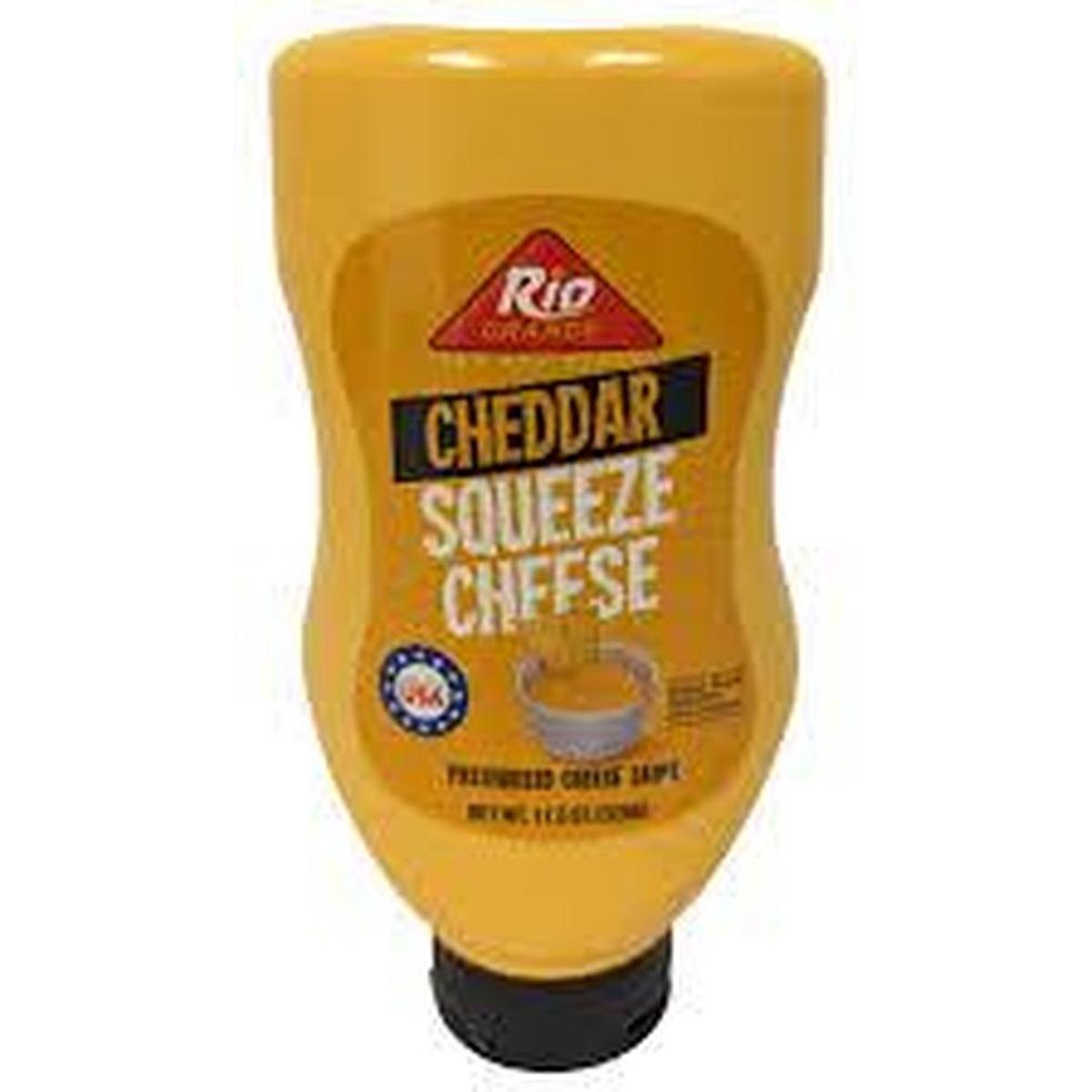RIO CHEDDAR SQUEEZE CHEESE 326G