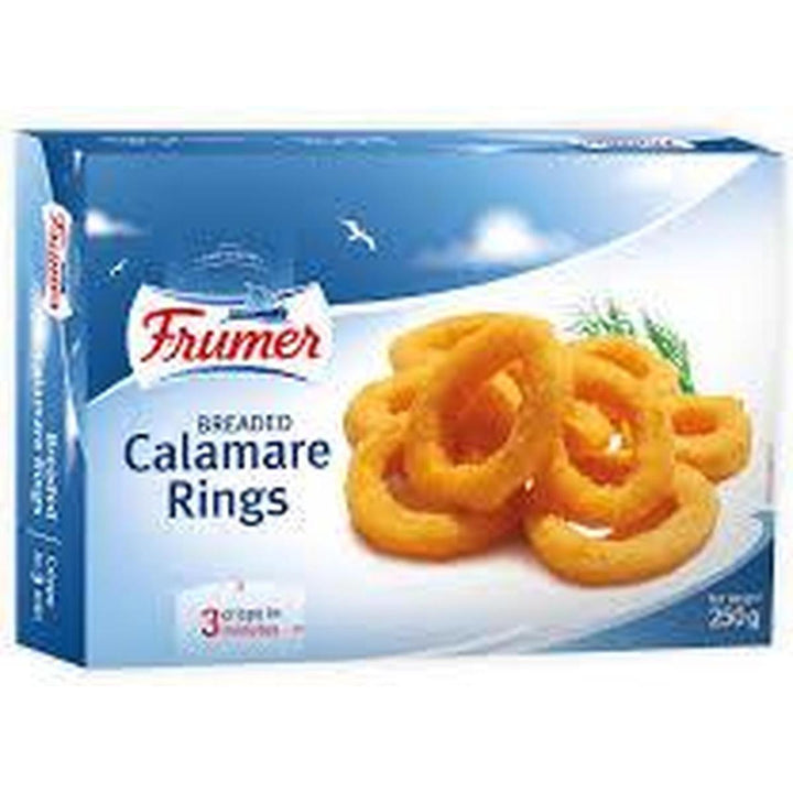 FRUMER BREADED 250G CALAMARE RINGS