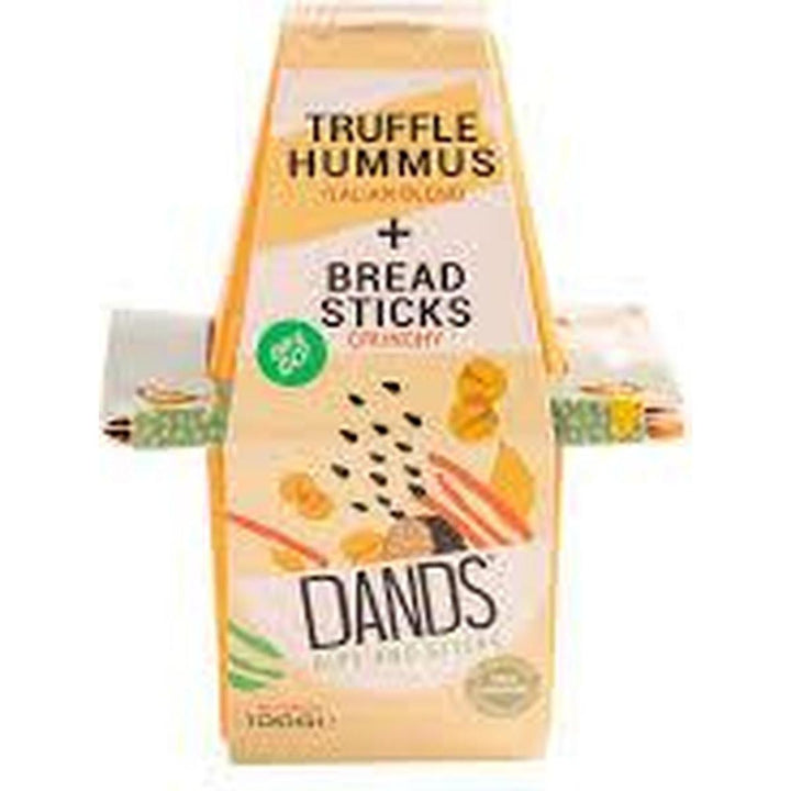 TRUFFLE HUMMUS & BREADSTICKS 110G