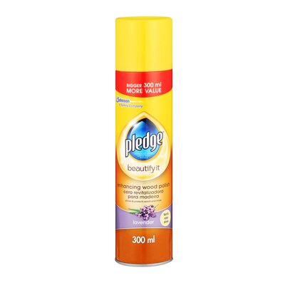 Pledge Furniture Spray Wood Lavender 300ml