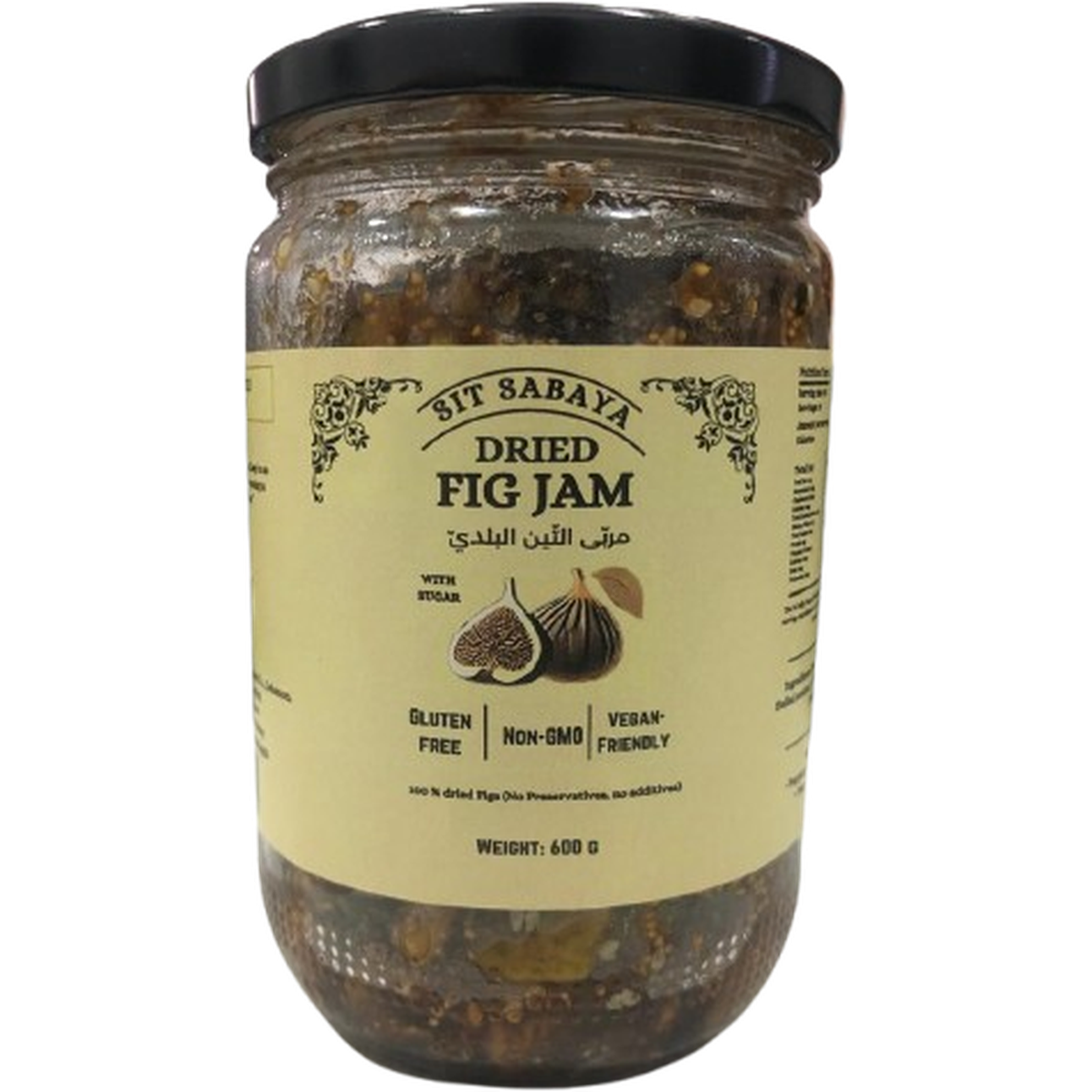 SIT SABAYA DRIED FIG JAM 600G