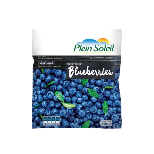 PLEIN SOLEIL FROZEN BLUEBERRIES 400G