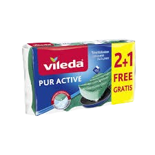 Vileda Sponge Pure Active Flexible 2 + 1 Free