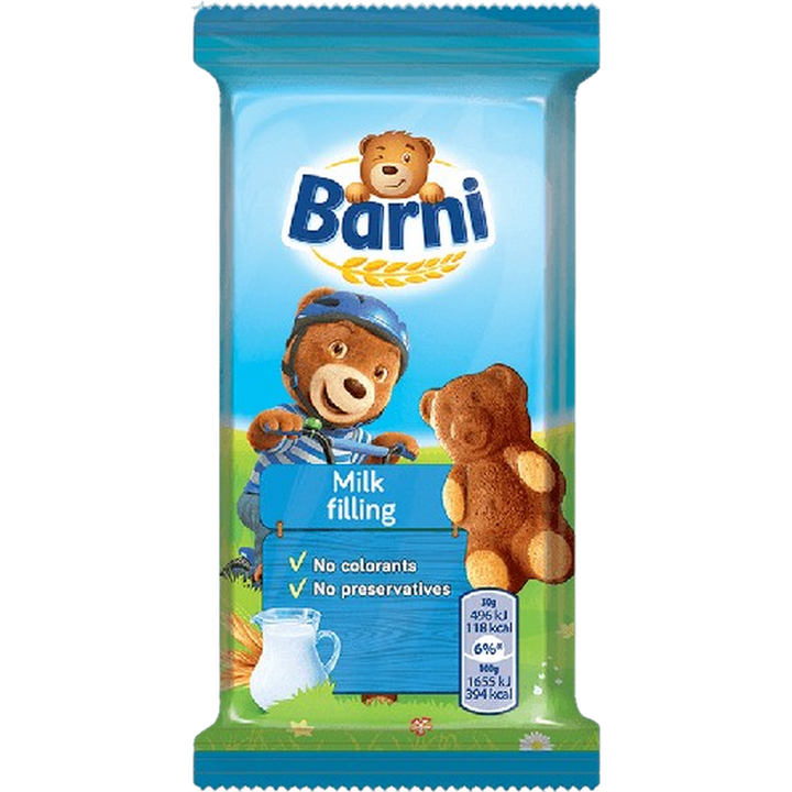 BARNI MILK FILLING CAKE 30G