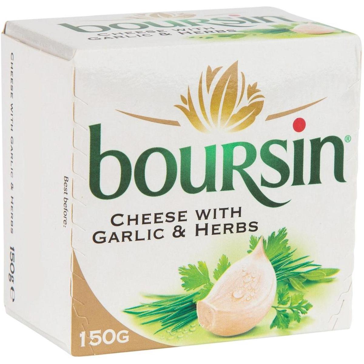 BOURSIN CREAM CHEESE 150G GARLIC & HERBS