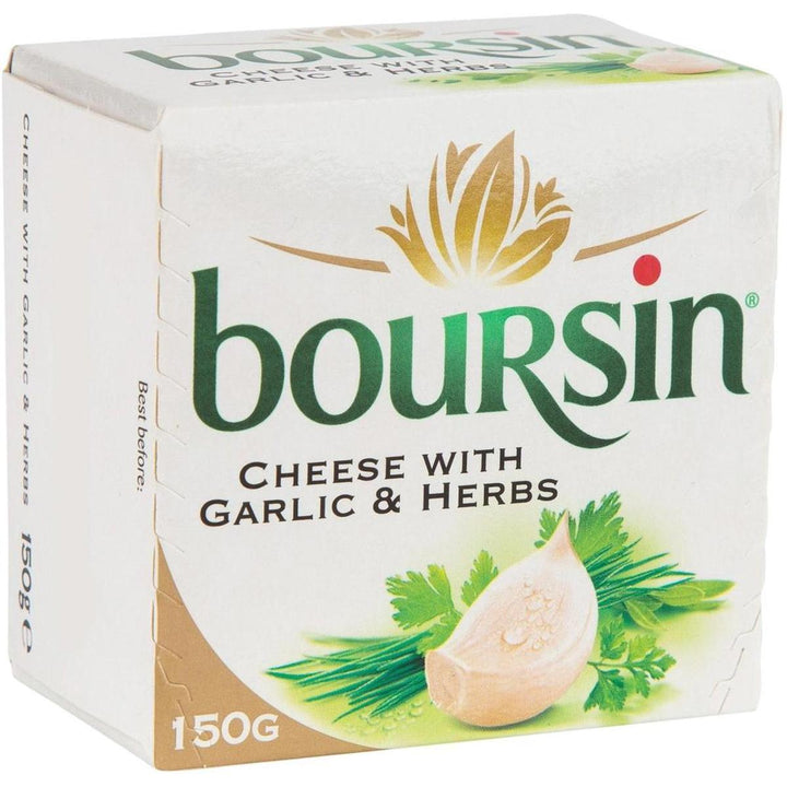 BOURSIN CREAM CHEESE 150G GARLIC & HERBS