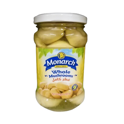 Monarch Mushrooms Whole Glass 280g