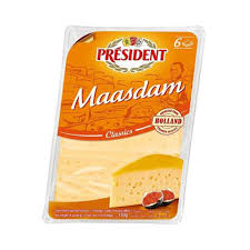 President Cheese Slices Maasdam 150g
