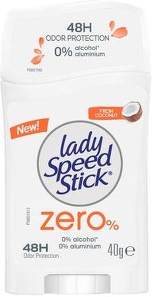 LADY SPEED STICK 0% ALCOHOL 0% ALUMINIUM 40G COCONUT