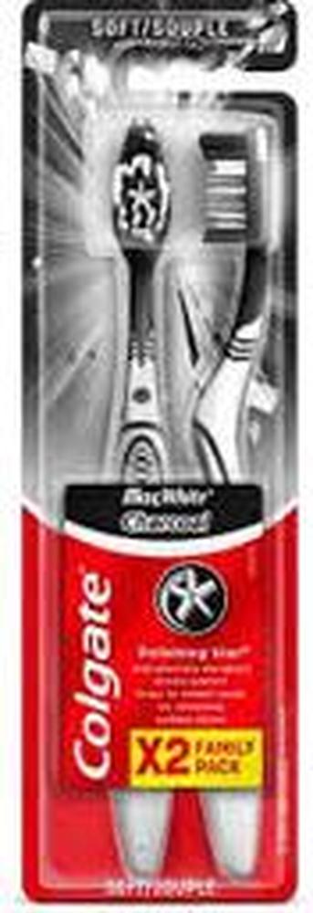 COLGATE TOOTH BRUSH MAX WHITE *2 FAMILY PACK MEDIUM
