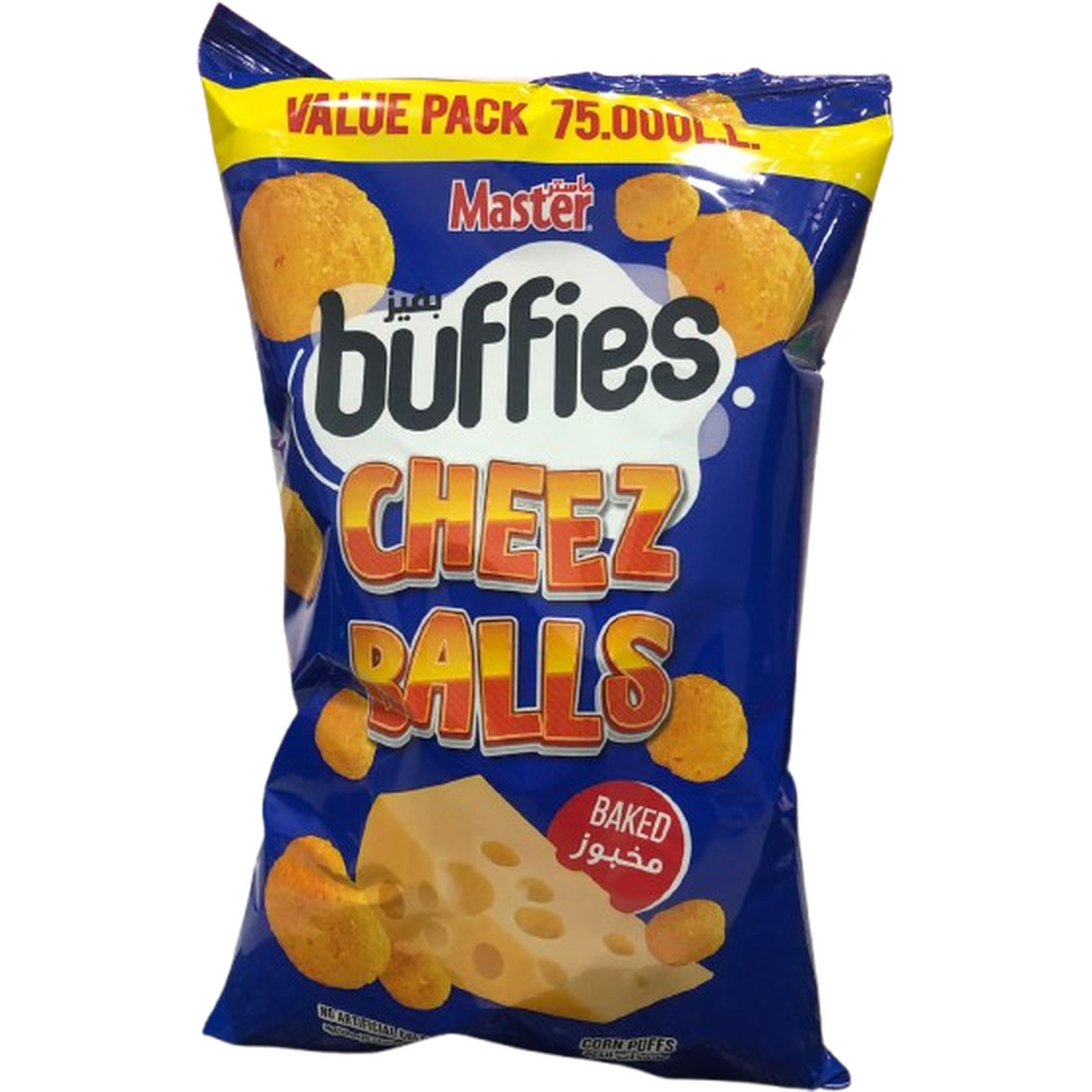 MASTER BUFFIES 140G CHEEZ BALLS @ 75.000 L.L.
