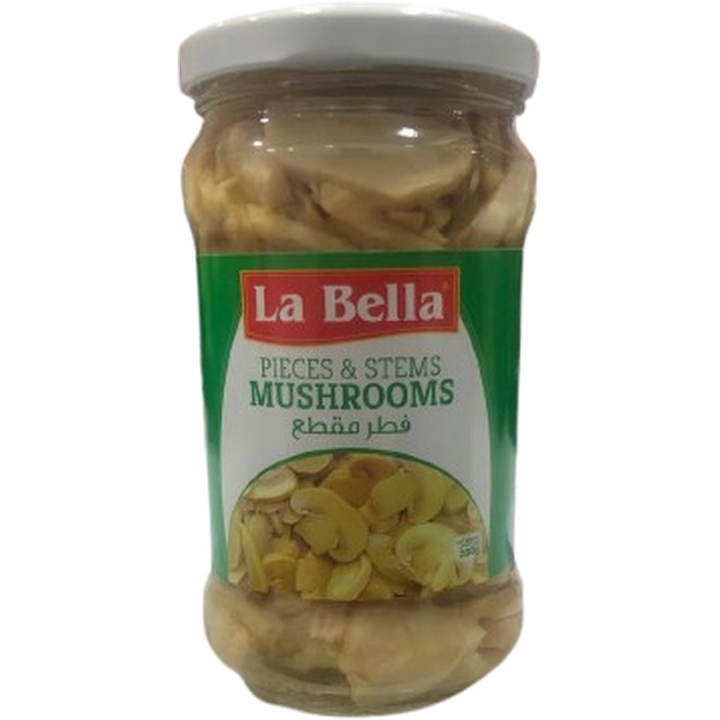 LA BELLA SLICED MUSHROOM GLASSES 280G