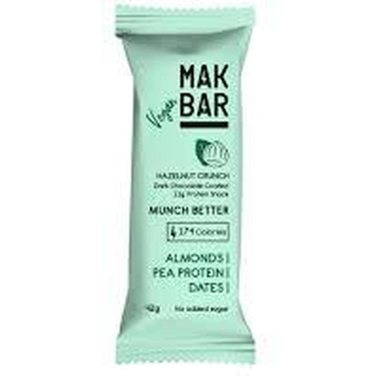 MAK BAR VEGAN 42G HAZELNUT CRUNCH
