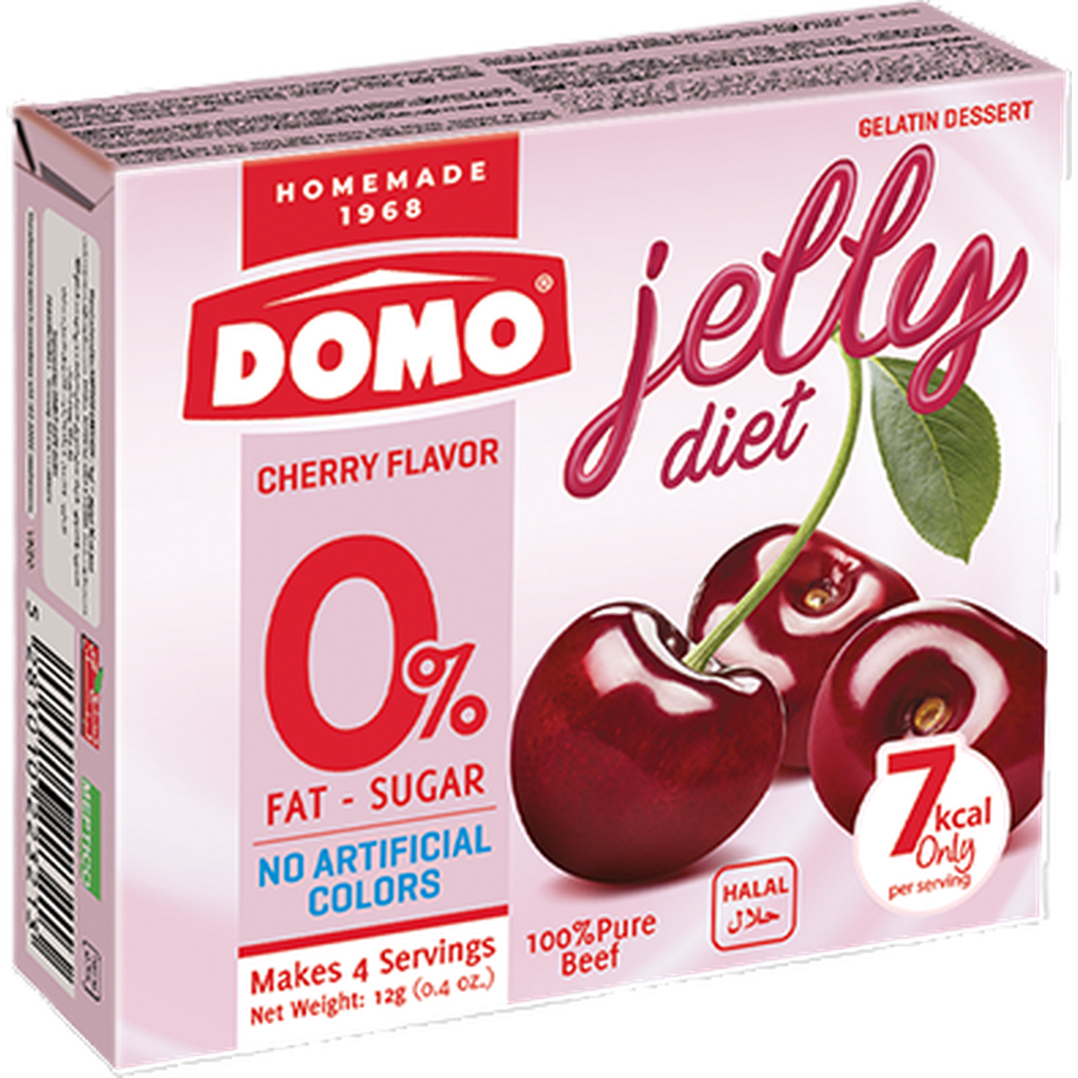 DOMO JELLY BEEF DIET CHERRY 12G