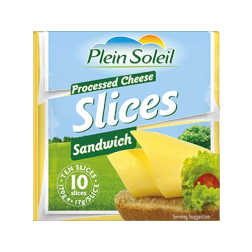 PLEIN SOLEIL LIGHT CHEESE SLICES 170G