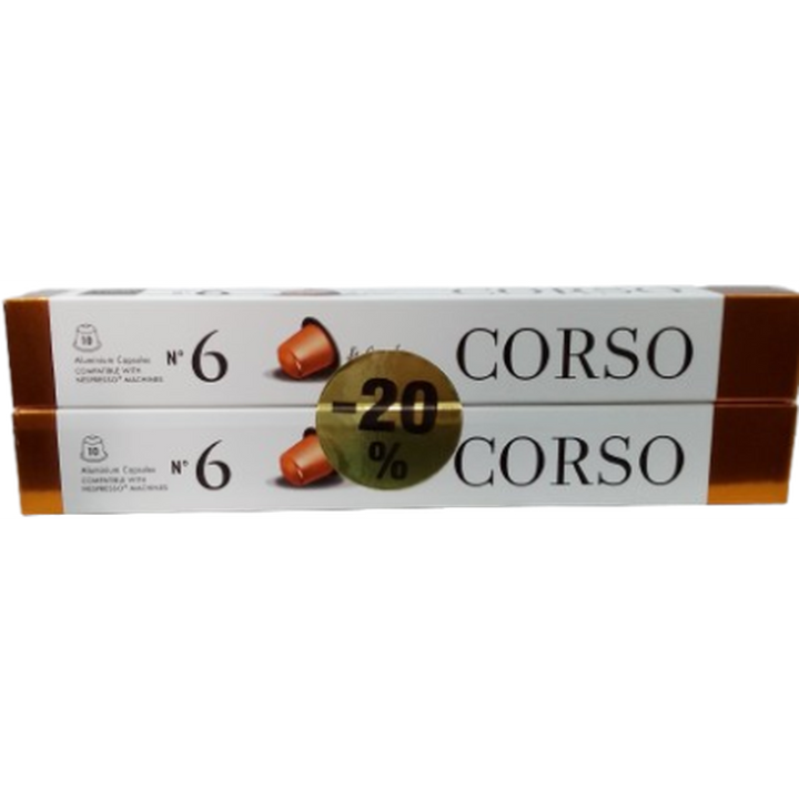CORSO CAPSULES NB 6*2-20% ORANGE CAPSULE