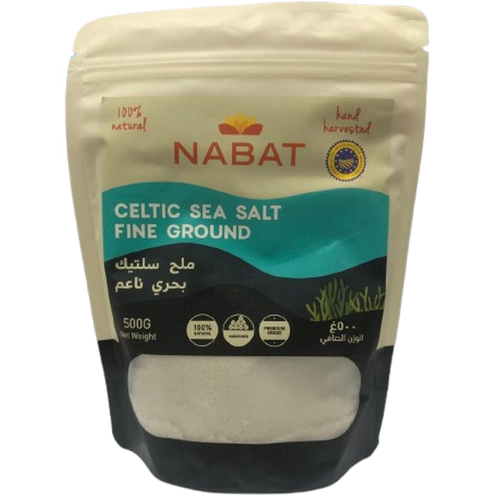 NABAT CELTIC SEA SALT FINE GROUND 500G