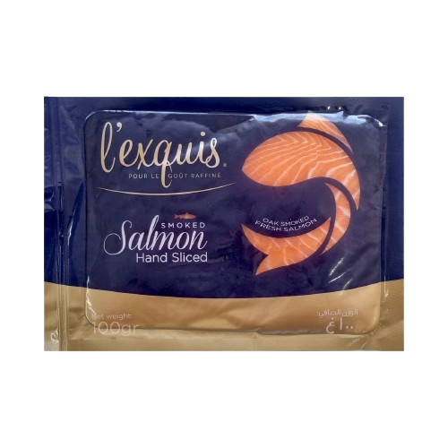 L'EXQUIS SMOKED SALAMON 100G HAND SLICED